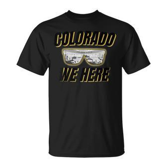 Colorado We Here Sunglasses T-Shirt - Seseable