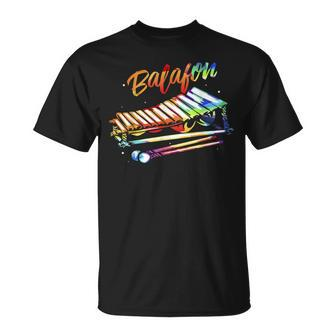 Colorful Balafon Xylophone African Music Instrument T-Shirt | Mazezy