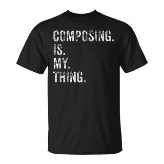 Composer Music Composer T-Shirt | Mazezy CA