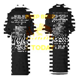 Construction Quote For A Dad Of A 3 Year Old Birthday Boy T-Shirt | Mazezy