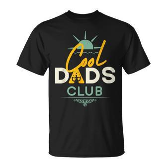 Cool Dads Club Funny Fathers Day Unisex T-Shirt - Seseable