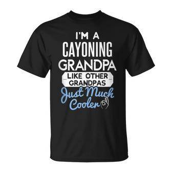 Cool Fathers Day Cayoning Grandpa T-Shirt | Mazezy