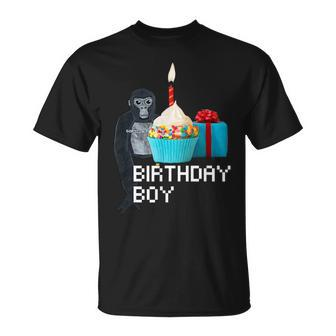 Cool Gorilla Tag Birthday Party Vr Gamer Kids Ns Unisex T-Shirt | Mazezy