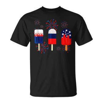 Coolest Pop Ever Popsicle Funny Retro Bomb 4Th Of July Unisex T-Shirt - Monsterry UK