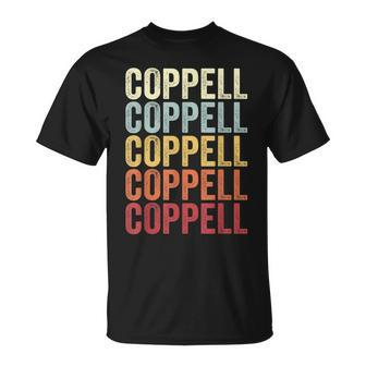 Coppell Texas Coppell Tx Retro Vintage Text T-Shirt | Mazezy