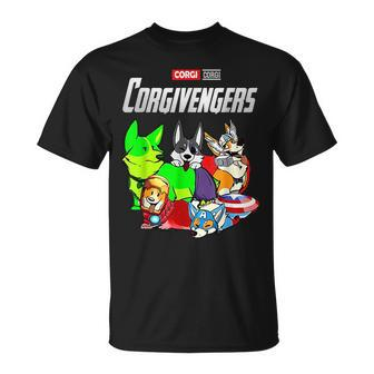 Corgivengers Corgi Funny Corgi Lovers Gift Corgi Funny Gifts Unisex T-Shirt | Mazezy