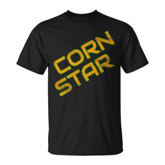 Corn Star Camo Dad Fathers Cornhole Beer Toss T-shirt