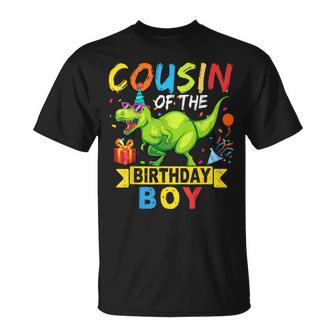 Cousin Of The Birthday Boy T-Rex Rawr Dinosaur Birthday Boy T-Shirt