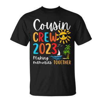 Cousin Crew 2023 For Summer Vacation Beach Family Matching Unisex T-Shirt | Mazezy DE