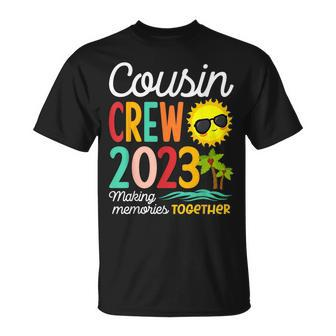 Cousin Crew 2023 Summer Vacation Beach Family Trip Matching Unisex T-Shirt - Seseable