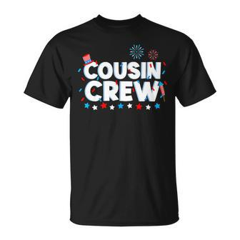 Cousin Crew 4Th Of July Patriotic American Family Ing Unisex T-Shirt - Monsterry CA
