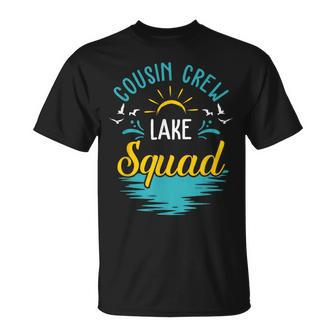 Cousin Crew Lake Squad Family Vacation Lake Trip T-Shirt