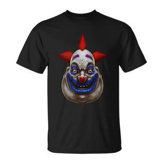 Creepy Scary Clown Horror Halloween Costume Unisex T-Shirt | Mazezy