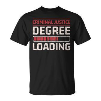 Criminal Justice Degree Loading Lawyer T-shirt - Thegiftio UK