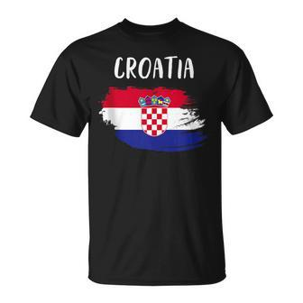 Croatia Indepedence Day Croatia Flag Croatia Funny Gifts Unisex T-Shirt | Mazezy