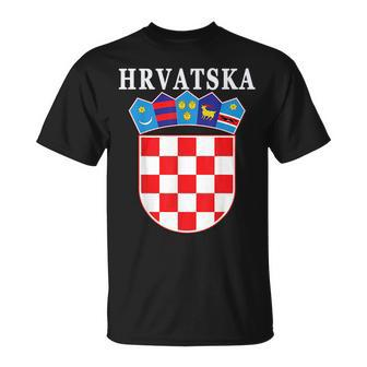 Croatia National Pride Hrvatska Unisex T-Shirt | Mazezy
