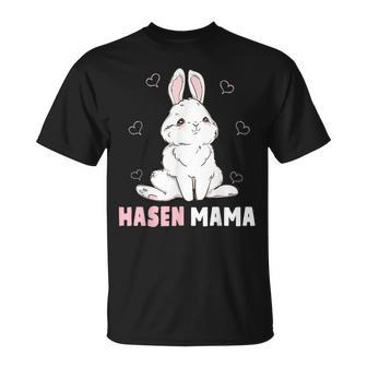 Cute Bunny Easter Rabbit Mum Rabbit Mum Gift For Women Unisex T-Shirt | Mazezy UK