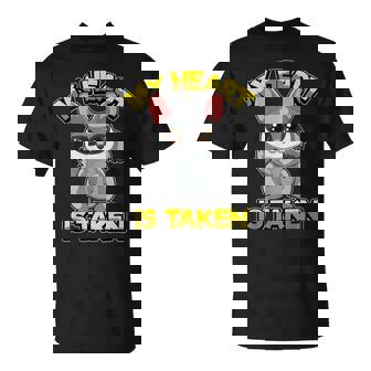 Cute Bushbaby Matching Couple Animal Humor My Heart Is Taken T-Shirt | Mazezy