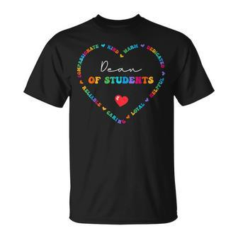 Cute Dean Of Students Appreciation Week Back To School Unisex T-Shirt - Seseable