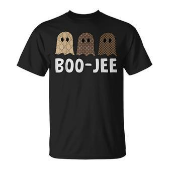 Cute Ghost Halloween Costume Boujee Boo-Jee Spooky Season T-Shirt | Mazezy UK