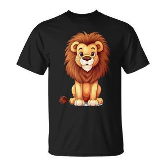 Cute Lion For A Lions Lovers And Lions Fans T-Shirt | Mazezy