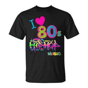 Cute Love 80S Hip Hop Music Dance Party Outfit T-Shirt | Mazezy