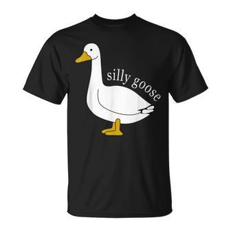 Cute Silly Goose Ugly Xmas Goose Trendy Clothing T-Shirt - Seseable