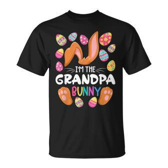 Cute Top I Grandpa Bunny I Matching Family Easter Pajamas Gift For Mens Unisex T-Shirt | Mazezy