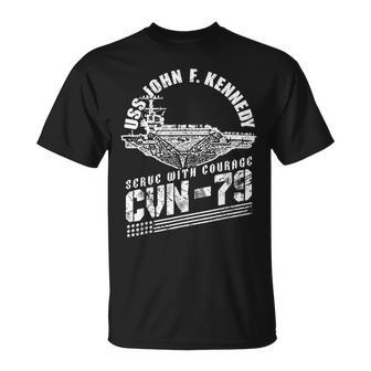 Cvn79 Uss John F Kennedy Aircraft Carrier Navy Cvn79 T-shirt - Thegiftio UK