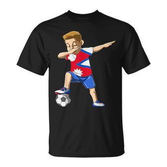 Dabbing Soccer Boy Nepal Jersey Nepalese Unisex T-Shirt | Mazezy AU