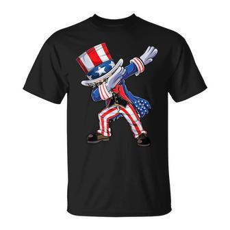 Dabbing Uncle Sam 4Th Of July Independence Day Patriotic Unisex T-Shirt | Mazezy