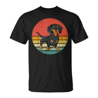 Dachshund Dog Lover Vintage Retro Weiner Dog T-Shirt - Thegiftio UK