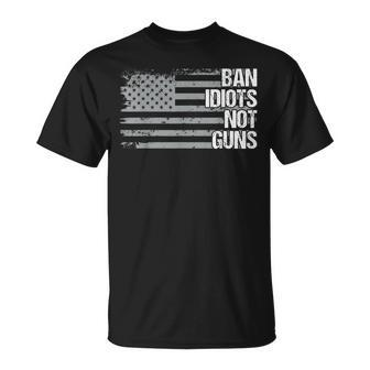 Dad Grandpa Veteran Us Flag Pro Gun 2Nd Amendment Rights Unisex T-Shirt | Mazezy