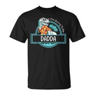 Daddy Dinosaur I'm Going To Be Dadda Baby Reveal 2024 T-Shirt
