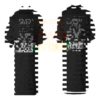 Daddy Of The Two Wild Animal Safari 2Nd Birthday Theme Unisex T-Shirt - Monsterry