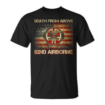 Death From Above 82Nd Airborne Division Veteran T-Shirt | Mazezy
