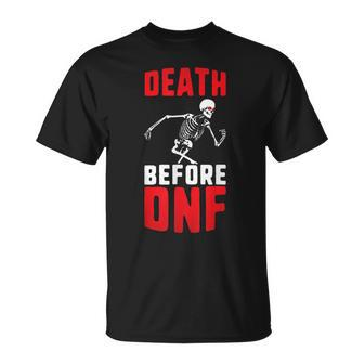 Death Before Dnf Ultra Runner Trail Runner Motivational T-shirt - Thegiftio UK