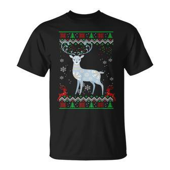 Deer Ugly Christmas Sweater T-Shirt | Mazezy