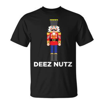 Deez Nutz Nutcracker Ugly Christmas Sweater T-Shirt | Mazezy