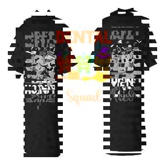 Dental Squad Trick Or Th Dentist Halloween Spooky T-Shirt | Mazezy