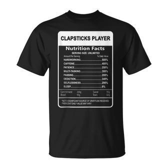 I Destroy Silence Clapsticks Player T-Shirt | Mazezy