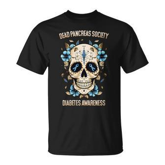 Diabetes Awareness Dead Pancreas Society T-Shirt | Mazezy