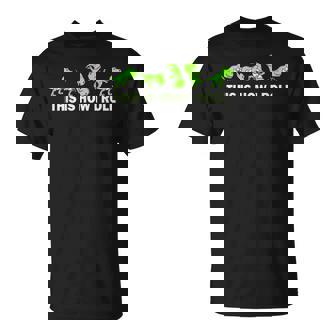 Dinosaur Lover Kids This Is How I Roll Trex Unisex T-Shirt | Mazezy