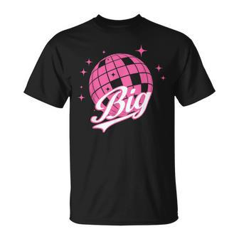 Disco Ball Retro Big Little Era Sorority Reveal Retro T-Shirt - Monsterry UK
