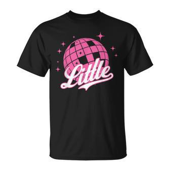 Disco Ball Retro Little Big Era Sorority Reveal Retro T-Shirt - Monsterry UK