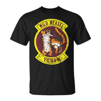 Distressed Air Force Wild Weasel Ygbsm Unisex T-Shirt | Mazezy