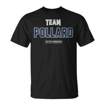 Distressed Team Pollard Proud Family Last Name Surname T-Shirt | Mazezy