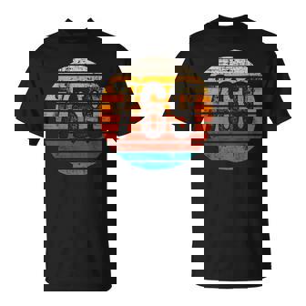 Distressed Vintage Sunset 769 Area Code T-Shirt | Mazezy