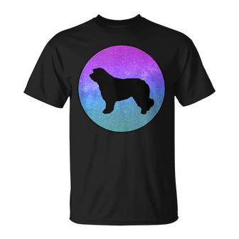 Dog Breed Catalan Sheepdog Dog Space Galaxy T-Shirt | Mazezy