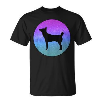 Dog Breed Tahltan Bear Dog Silhouette Space Galaxy T-Shirt | Mazezy